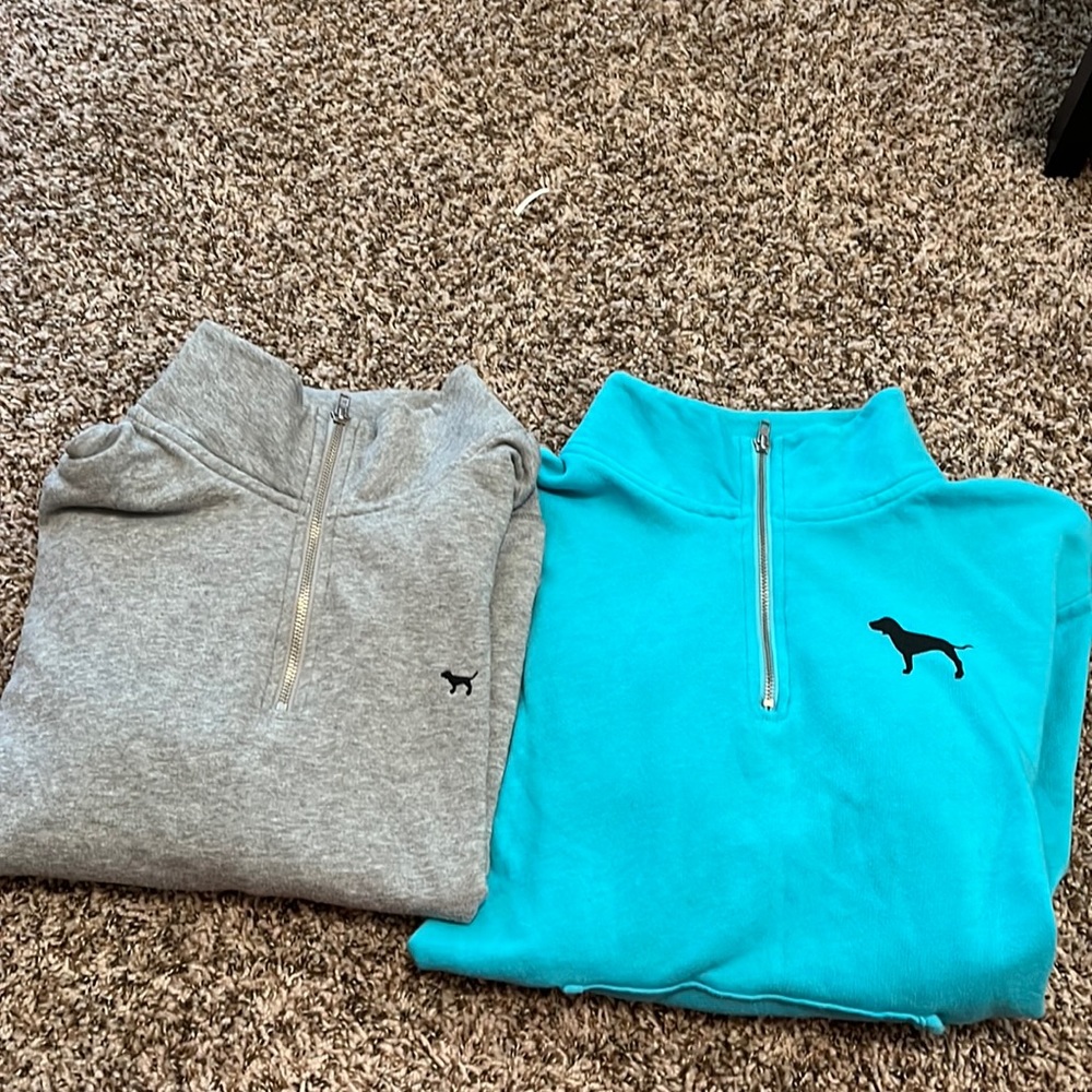 Pink sweatshirts